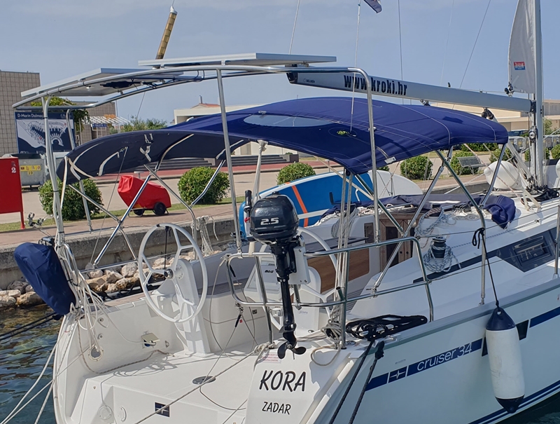 Jak samemu zbudować daszek przeciwsłoneczny do łodzi - bimini krok po kroku