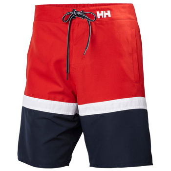HELLY HANSEN SZORTY MĘSKIE (33982) MARSTRAND TRUNK  CZERWONE