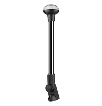 LAMPA NAWIGACYJNA TOPOWA NA MASZCIE 396 MM LED SEAFLO SFNL081-16-02B - 360°, białe światło, 12V