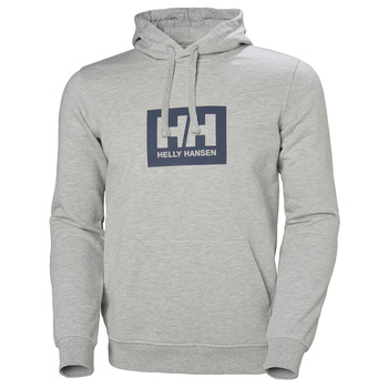 HELLY HANSEN BLUZA MĘSKA BAWEŁNIANA (53289) TOKYO BOX HOODIE SZARA