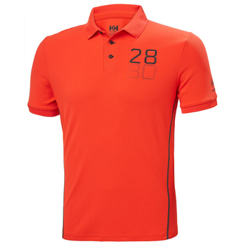 KOSZULKA MĘSKA HELLY HANSEN  UPF40+  RACING POLO 34172  RED