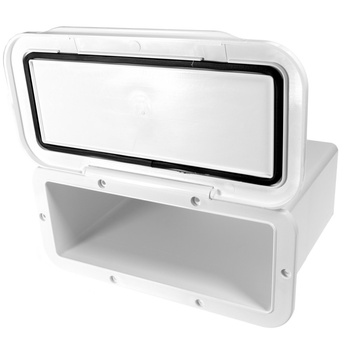 POJEMNIK NA RADIO Z POKRYWĄ BIAŁY