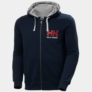 BLUZA MĘSKA LOGO FULL ZIP HOODIE 34163 NAVY