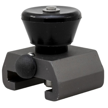 STOPER OGRANICZNIK SZYNY T 25 MM CZARNY