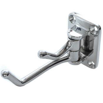 HAK NA UBRANIA 2-CZĘŚCIOWY, STAL NIERDZEWNA