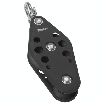 BLOCZEK F 38/64MM FIDDLE SWIVEL CRUISER ROZMIAR 5 - CZARNY