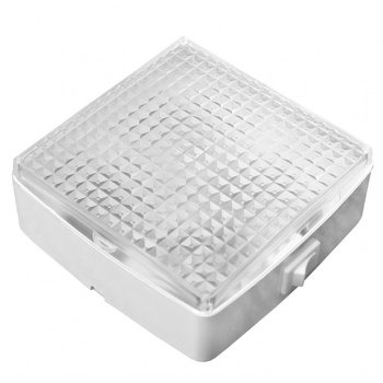 LAMPA LED SQUARE 110x110, 8-30V, 1,2W, 80lm SWITCH