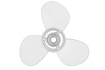 Śruba napędowa ilość łopat: 3, skok śruby w calach: 13cal  kierunek obrotów: prawy