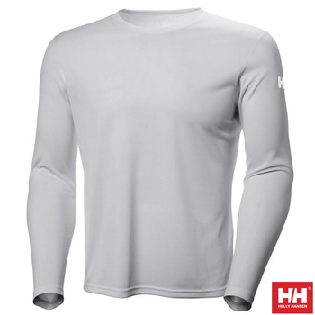 KOSZULKA MĘSKA HELLY HANSEN UF50+ BLOCKER TECH CREW (48364) LIGHT GREY