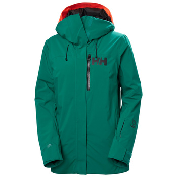 KURTKA DAMSKA NARCIARSKA HELLY HANSEN POWSHOT JACKET (65760) EMERALD