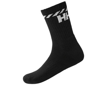 SKARPETY HELLY HANSEN 3-PACK (67479) COTTON SPORT SOCK CZARNE