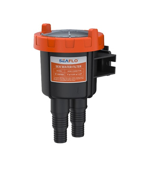 FILTR WODY CHŁODZĄCEJ ZABURTOWEJ NA WĄŻ Ø 25, 32, 38 MM - SEAFLO SF-SWF003