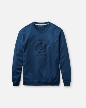 BLUZA MĘSKA HENRI LLOYD NAUTIQUE CREW NECK SWEAT NAVY BLUE