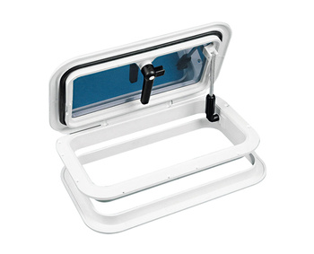 LUK POKŁADOWY EURO1  270 X  450 MM NUOVA RADE - OKNO BURTOWE, BULAJ DO JACHTU ŁODZI