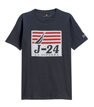 MARINA MILITARE  KOSZULKA MĘSKA T-SHIRT J-24 GRANATOWA