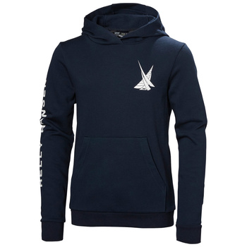 BLUZA DZIECIĘCA HELLY HANSEN GRAPHIC HOODIE 41716 NAVY