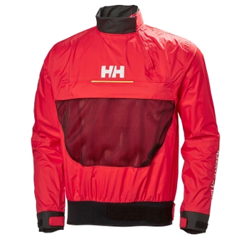 BLUZA REGATOWA HELLY HANSEN  (33913) UNISEX HP SMOCK SAILING TOP  CZERWONA