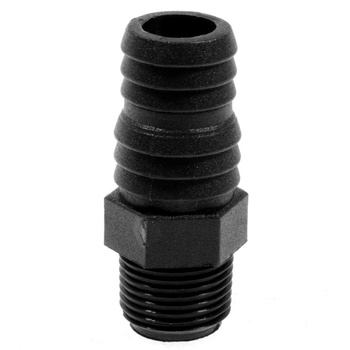 ZŁĄCZKA DO ZBIORNIKA PROSTA GWINT 3/8' WĄŻ D17/19MM MALE