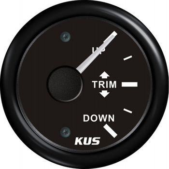 ZEGAR TRYMU 160-10, D52MM, CZARNY, SERIA V, PIONOWY