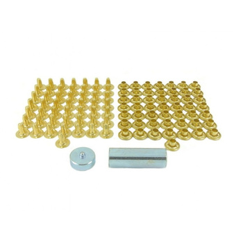 ZESTAW NITY DO TKANIN 10,5/9mm, MOSIĄDZ 50 szt. + ZABIJAK