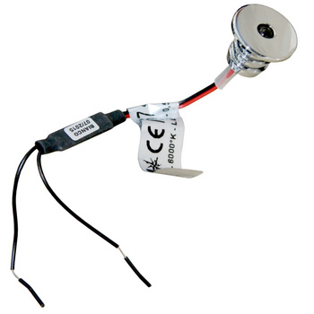 LAMPKA LED 10/30V D20mm IP67 BIAŁA ZIMNA