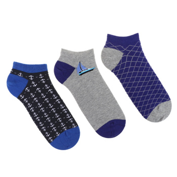 SKARPETY MĘSKIE STOPKI MARYNISTYCZNE 3-PACK