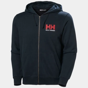 BLUZA MĘSKA HELLY HANSEN HH LOGO FULL ZIP HOODIE 2.0 30393 NAVY