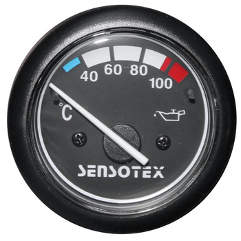 *** ZEGAR TEMPERATURA OLEJU 0/100 CZARNY