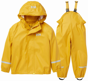 KOMPLET DZIECIĘCY HELLY HANSEN BERGEN 2.0 PU RAINSET 40510 ESSENTIAL YELLOW