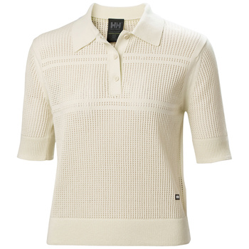 KOSZULKA DAMSKA HELLY HANSEN W SALT KNIT POLO 34400 CREAM
