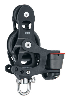 BLOK WIOLINOWY 60MM ALUMINIUM KRĘTLIK KNAGA HARKEN