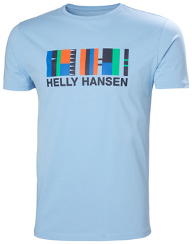 KOSZULKA MĘSKA HELLY HANSEN SHORELINE T-SHIRT 2.0 BRIGHT BLUE (34222)