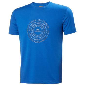 KOSZULKA MĘSKA  HELLY HANSEN   MOVE QUICK-DRY  53704  DEEP FJORD
