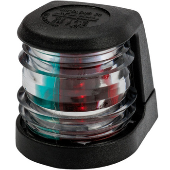 LAMPA NAWIGACYJNA S20 DZIOBOWA DWUSEKTOROWA - 12V OBUDOWA CZARNA (F)