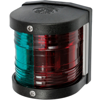 LAMPA NAWIGACYJNA S25 DZIOBOWA DWUSEKTOROWA - 12V CLASSIC OBUDOWA CZARNA (F)