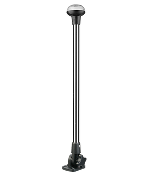LAMPA NAWIGACYJNA TOPOWA NA MASZCIE 635 MM LED SEAFLO SFNL081-25-02B - 360°, białe światło, 12V