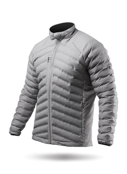 KURTKA MĘSKA ZHIK OCIEPLANA CELL INSULATED  JKT-0090 SZARA