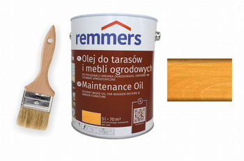 REMMERS OLEJ DO TARASÓW I MEBLI OGRODOWYCH ,POMOSTÓW 5L MODRZEW + GRATIS