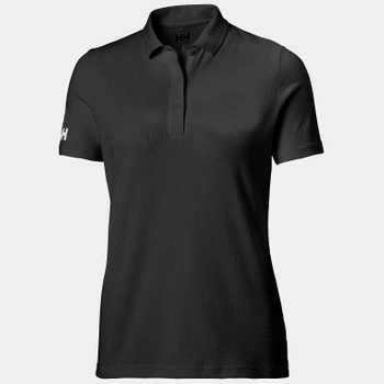 KOSZULKA DAMSKA HELLY HANSEN  CREW TECH POLO   (33984)BLACK