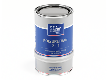 SEA-LINE FARBA JAHCTOWA POLIURETANOWA SZARA RAL7000