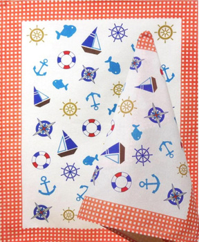 ŚCIERECZKA KUCHENNA 50X70CM  KPL (3SZT) POMARAŃCZOWA