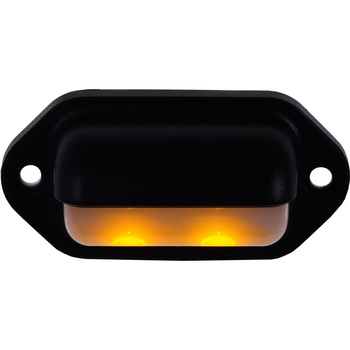 LAMPKA LED COMPANION WAY CZARNA, 12V, L66, W33MM, KOLOR AMBER