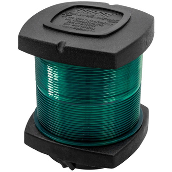 LAMPA NAWIGACYJNA ZIELONA 360 DO 20m - 12V OBUDOWA CZARNA