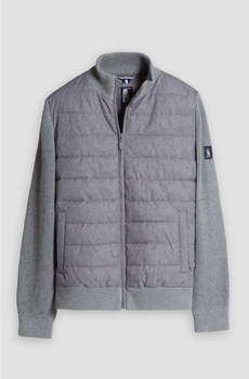 KURTKA MĘSKA MARINA MILITARE DZIANINOWA AMERIGO VESPUCCI SZARA