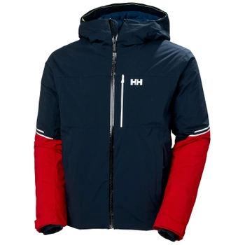 KURTKA MĘSKA HELLY HANSEN NARCIARSKA (65777) CARV LIFALOFT SKI GRANATOWA