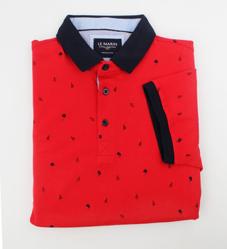 KOSZULKA  MĘSKA POLO LE MARIN  O2023 MIX WZORÓW