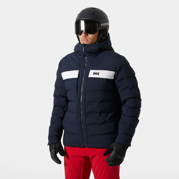 KURTKA MĘSKA HELLY HANSEN PUCHOWA NARCIARSKA BOSSANOVA PUFFY NAVY