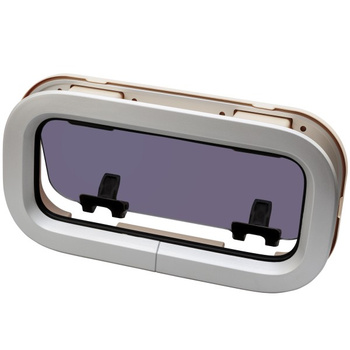 OKNO STANDARD ST1 - OTWIERANE - KREMOWA RAMKA - 191MMX367MM