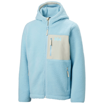 KURTKA POLAROWA HELLY HANSEN JR CHAMP PILE 41844 JACKET 2.0 LIGHT CYAN