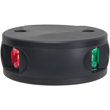 LAMPA NAWIGACYJNA S34 DZIOBOWA DWUSEKTOROWA LED - 12/24V OBUDOWA CZARNA